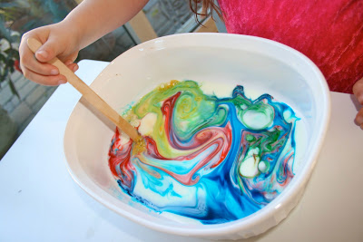 Color Mixing makes for a FUN and EDUCATIONAL afternoon!