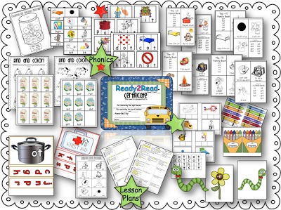 The Ready2Read program is a hands-on, interactive and engaging activities that make learning phonics, sight words and word families fun for Pre-K, Kindergarten, and 1st Graders!