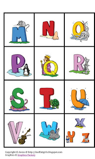 ABC Bingo Match Printable FREE! ABC Bingo Match Printable FREE!
