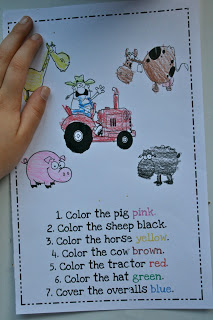 I Can Fall-O Directions in use! This booklet is designed to help reinforce important listening skills and the ability to follow written directions for Preschool and Kindergarten students!