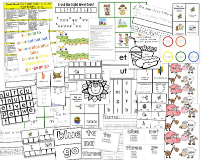 Giveaway: Read2Read Units 1-8! The Ready2Read program is a hands-on, interactive and engaging activities that make learning phonics, sight words and word families fun for Pre-K, Kindergarten, and 1st Graders!