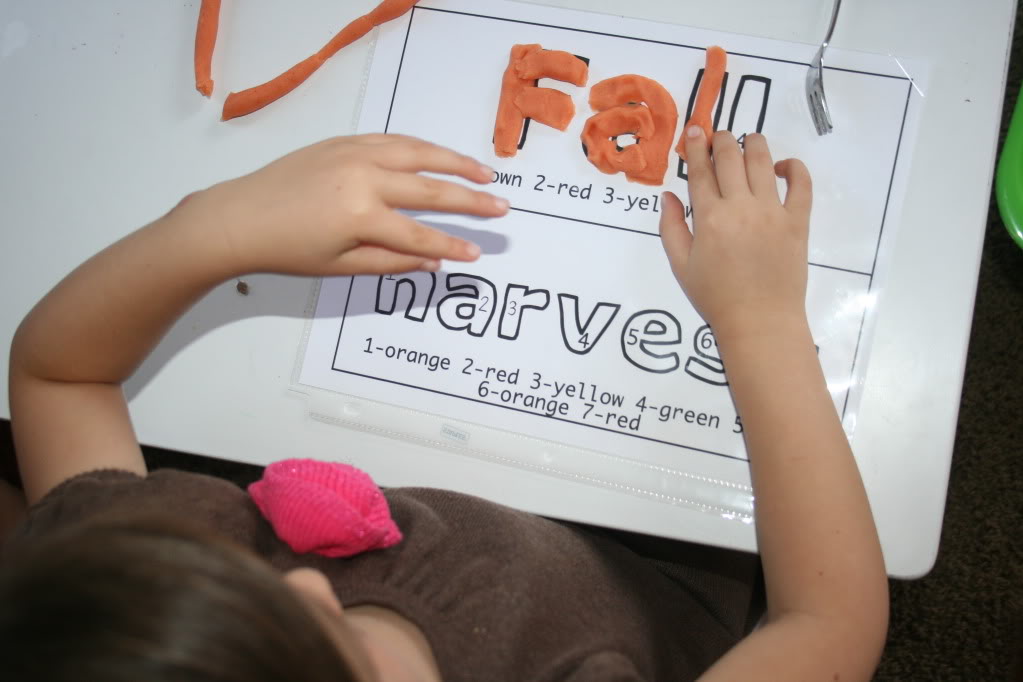 Pumpkin Spiced Play Dough and a Freebie!