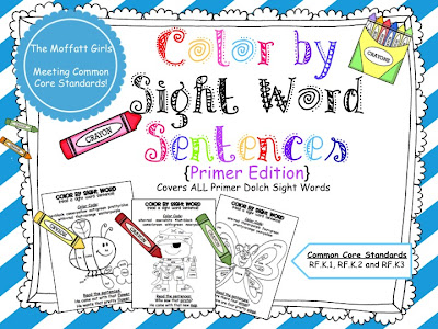 Color by Sight Word Sentences More FREE Christmas Color by Sight Words!