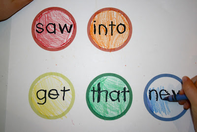 Color by Number Sight Words!