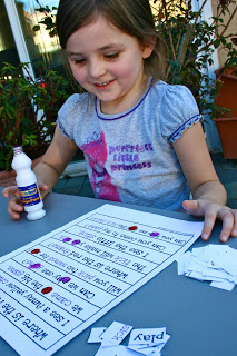 Sentence Strips