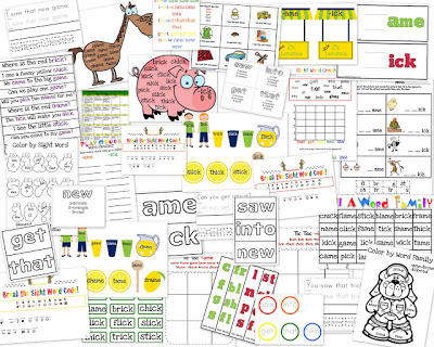 The Ready2Read program is a hands-on, interactive and engaging activities that make learning phonics, sight words and word families fun for Pre-K, Kindergarten, and 1st Grade!