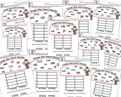 Word Family Graphing Level 2! Word Family Graphing Level 2!