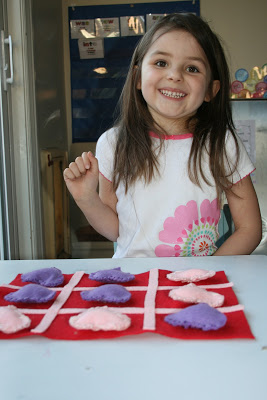 Valentine Tic-Tac-Toe Felt Game!