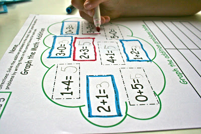 Graph the Math: Addition! This new Math the Graph-Addition Pack has 26 pages of math graphing equations for numbers up to 20.