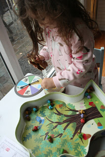 We played several games this week, but The Sneaky Squirrel was one of her favorites! Toddler Tasks Week 6!