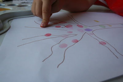 I LOVE these finger ink paints and so do the girls. Toddler Tasks Week 6!