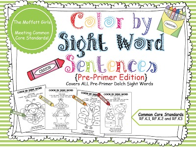 Color by Sight Word Sentences!