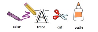 ABC Cut and Paste addresses so many useful skills and allows Pre-K and Kindergarteners to really interact with a product and take ownership of their learning.