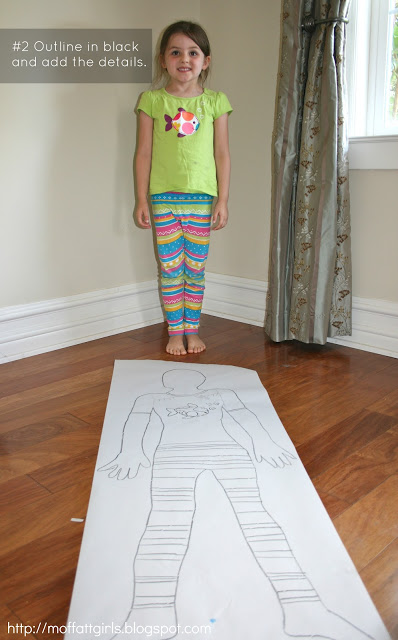 Body Tracing Activity This Body Measuring Activity is also a great way to add some fun into measurement!
