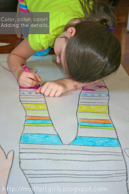 Body Tracing Activity This Body Measuring Activity is also a great way to add some fun into measurement!
