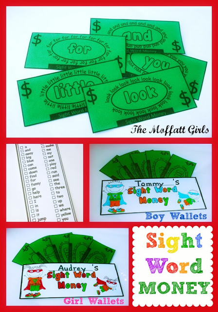 Sight Word Money! Sight Word Money (Preschool) and My Thoughts on Sight Words!