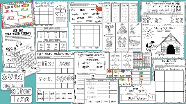 The Ready2Read program is a hands-on, interactive and engaging activities that make learning phonics, sight words and word families fun for Pre-K, Kindergarten, 1st and 2nd Graders!