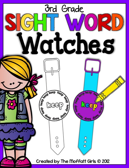 Time for Sight Words....Watches!!