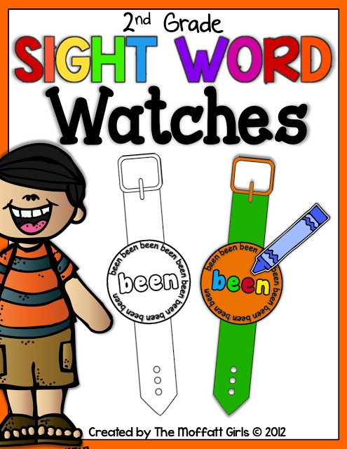 Time for Sight Words....Watches!!