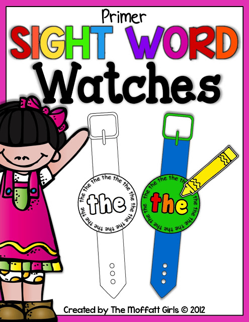 Time for Sight Words....Watches!!