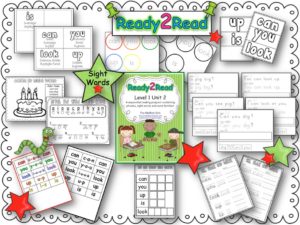 Ready2Read Level 1 NEW and IMPROVED Version! The Ready2Read program is a hands-on, interactive and engaging activities that make learning phonics, sight words and word families fun for Pre-K, Kindergarten, and 1st Graders!