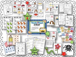 Ready2Read Level 1 NEW and IMPROVED Version! The Ready2Read program is a hands-on, interactive and engaging activities that make learning phonics, sight words and word families fun for Pre-K, Kindergarten, and 1st Graders!