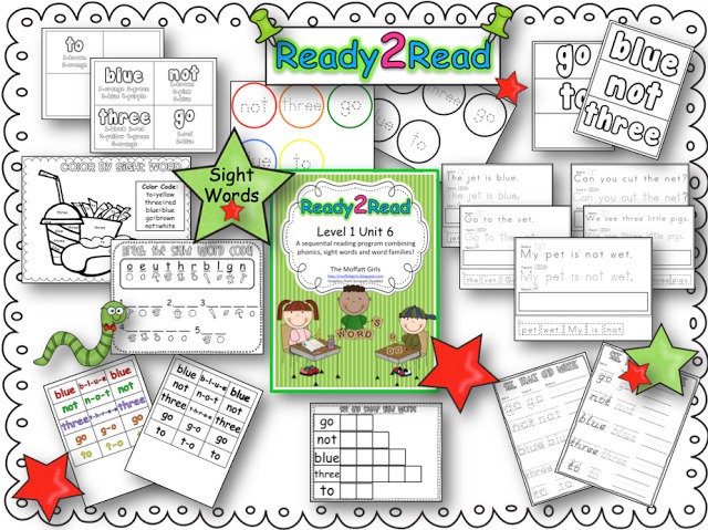 Ready2Read Level 1 NEW and IMPROVED Version! The Ready2Read program is a hands-on, interactive and engaging activities that make learning phonics, sight words and word families fun for Pre-K, Kindergarten, and 1st Graders!