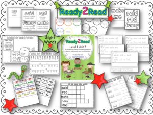 Ready2Read Level 1 NEW and IMPROVED Version! The Ready2Read program is a hands-on, interactive and engaging activities that make learning phonics, sight words and word families fun for Pre-K, Kindergarten, and 1st Graders!