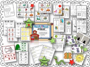 The Ready2Read program is a hands-on, interactive and engaging activities that make learning phonics, sight words and word families fun for Pre-K, Kindergarten, and 1st Graders!