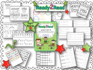 Ready2Read Level 1 NEW and IMPROVED Version! The Ready2Read program is a hands-on, interactive and engaging activities that make learning phonics, sight words and word families fun for Pre-K, Kindergarten, and 1st Graders!