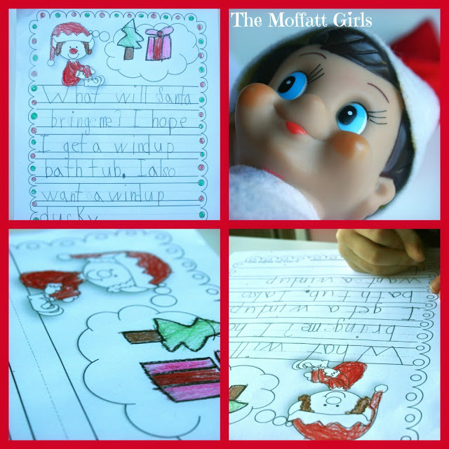 FREE the Elf on the Shelf Writing Paper