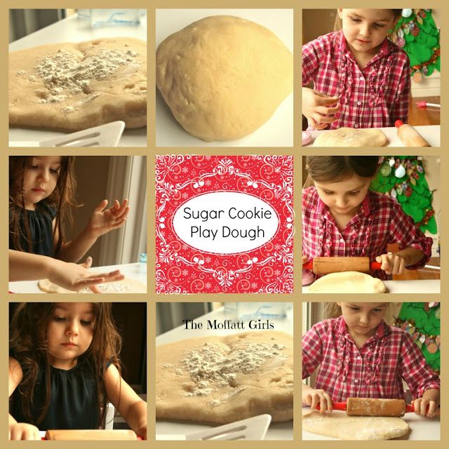 Sugar Cookie Play Dough Christmas Learning Day #5!