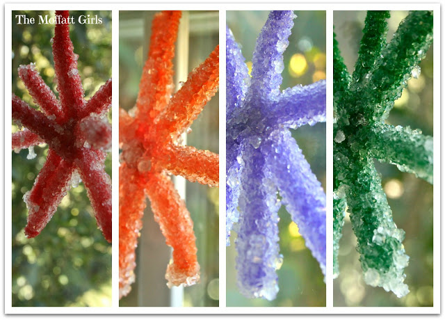 Easy to make Borax Snowflakes! Easy Borax Snowflakes!