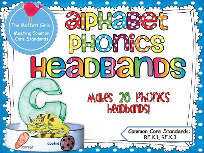 The Moffatt Girls Alphabet Phonics Headbands! Alphabet Phonics Headbands
