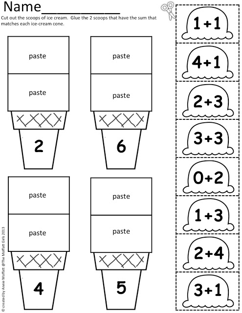 The Moffatt Girls Math Scoops! Math Scoops are a super fun way for kids to practice addition AND subtraction sums up to 20. This packet includes 168 different math problems and will help Preschool-1st Grade students master their math facts!