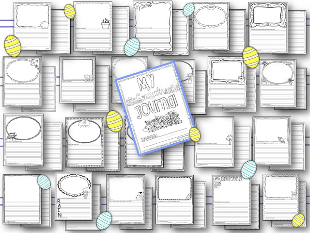 April Journal Prompts and How We Use Them! Journal Prompts for April are a great way to get students to write every single day, helping motivate students to write!