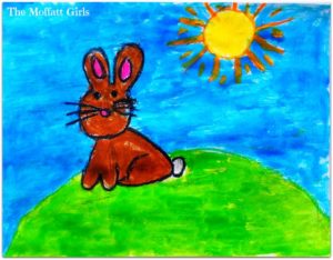 Easy Oil Pastel Art! This is a very easy oil pastel drawing with a watercolor resist art project, even a 5 year old can create a masterpiece, but I also think it is perfect for all ages!
