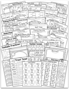 This 93 page Summer Review Packet for 1st Grade will make learning FUN for the kids and EASY for you!