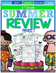 This 93 page Summer Review Packet for 1st Grade will make learning FUN for the kids and EASY for you!