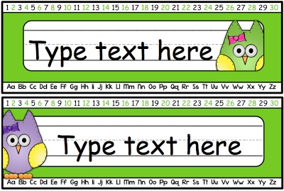 Owl Name Templates Owl Name Templates