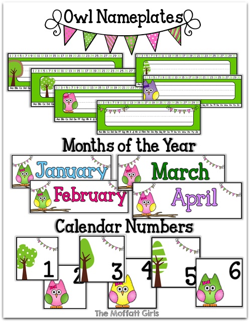 Owl Name Templates Owl Nameplates