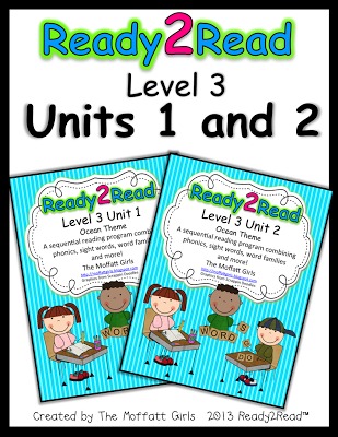 Ready2Read Level 3 Bundled! The Ready2Read program is a hands-on, interactive and engaging activities that make learning phonics, sight words and word families fun for Pre-K, Kindergarten, 1st and 2nd Graders!