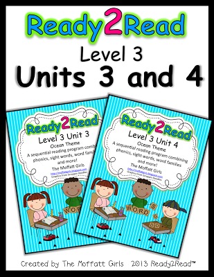 Ready2Read Level 3 Bundled! The Ready2Read program is a hands-on, interactive and engaging activities that make learning phonics, sight words and word families fun for Pre-K, Kindergarten, 1st and 2nd Graders!