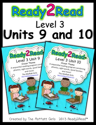 Ready2Read Level 3 Bundled! The Ready2Read program is a hands-on, interactive and engaging activities that make learning phonics, sight words and word families fun for Pre-K, Kindergarten, 1st and 2nd Graders!
