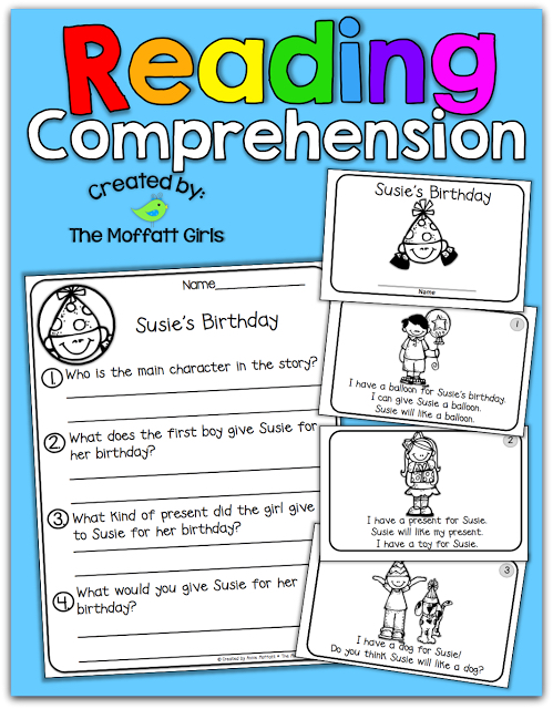 This Reading Comprehension Packet is filled with 20 booklets and 20 response sheets to help build comprehension for emergent and early readers, perfect for K-1 students.
