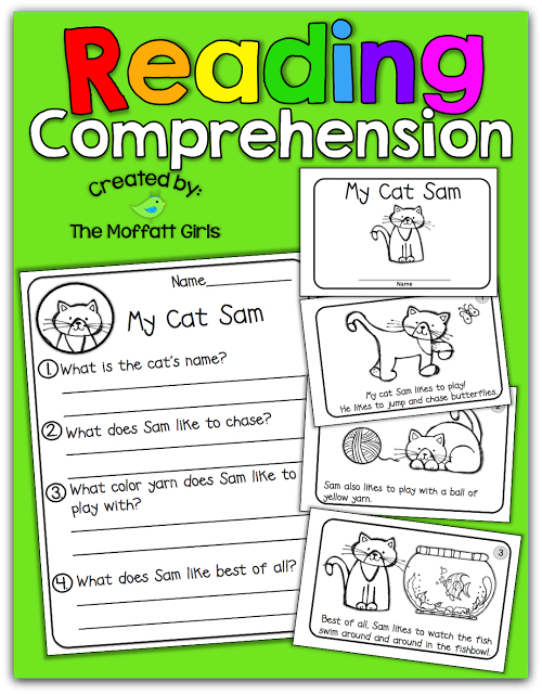 This Reading Comprehension Packet is filled with 20 booklets and 20 response sheets to help build comprehension for emergent and early readers, perfect for K-1 students.
