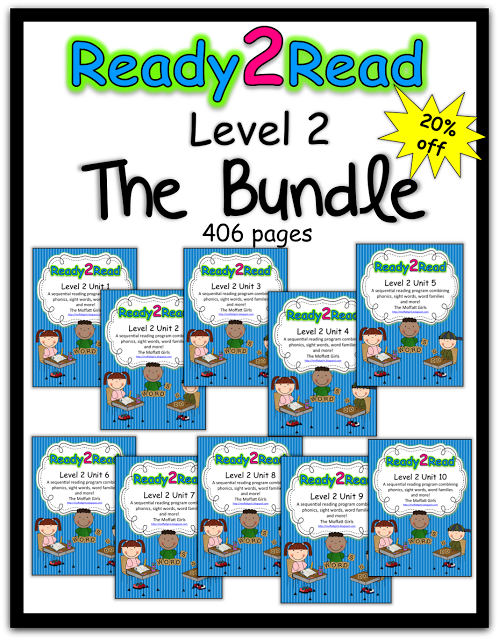 Ready2Read Level 2 (NEW and IMPROVED) The Ready2Read program is a hands-on, interactive and engaging activities that make learning phonics, sight words and word families fun for Pre-K, Kindergarten, and 1st Grade!