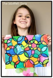 Easy Circle Painting Art Easy Circle Painting Art!