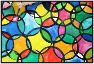 Easy Circle Painting Art Easy Circle Painting Art!