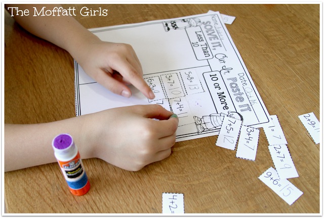 This Interactive Math NO PREP Packet is FILLED with FUN and interactive ways to master math facts (addition) up to 20!